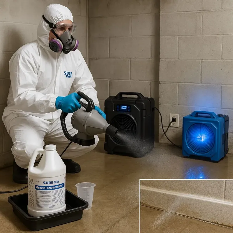 Sanitization and Odor Removal process in Saint Tammany Parish, LA